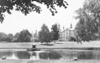 Pond And Fountain Near Bandstand